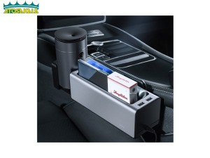 جعبه نظم دهنده داخل خودرو و هاب شارژر بیسوس Baseus Car Organizer Cup Holder CRCWH-A01 با جالیوانی