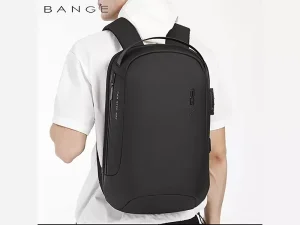 کوله ضد سرقت و ضد آب یو اس بی دار بنج Bange BG-7225 Men Waterproof Anti-theft Backpack