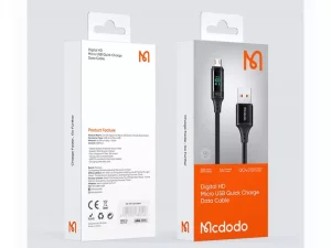 کابل میکرو یو اس بی مک دودو Mcdodo CA-1070 Digital HD Quick Charge Data طول 1.2 متر توان 18 وات ( ارسال سریع و پلمپ شرکتی )
