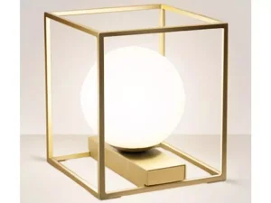 چراغ رومیزی شیائومی label EGLO gold cube atmosphere table lamp 97794C