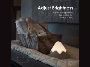 چراغ خواب با طراحی ساعت شنی night light bedroom home decoration gift night light