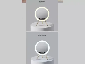 آینه رومیزی هوشمند شارژی و شارژر بی سیم چندکاره Lanlang Magic Mirror Q6