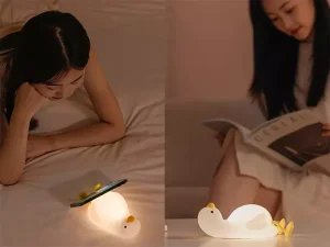 چراغ خواب فانتزی رومیزی قابل شارژ OSC BUNNY NIGHT LAMP H-L-26