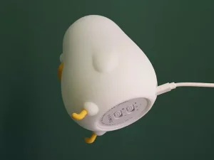 چراغ خواب شارژی فانتری طرح اردک Bxingsftys Silicone Night Duck-shaped Desk Lamp W01