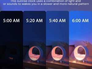 ساعت رومیزی 5کاره مدل WIFI Smart Wake Up Light