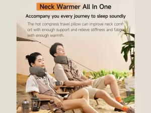 بالش مسافرتی دورگردنی و کمپرس گرم گردن شیائومی Xiaomi Repor Rp-R5 Travel pillow
