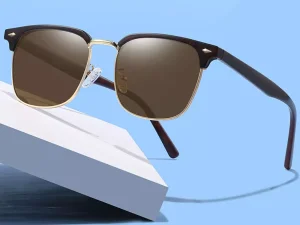 عینک آفتابی پولاریزه karen bazaar LY2306 New men's business polarized sunglasses TR90m