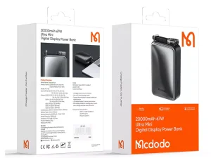 پاوربانک وایرلس مگ سیف مک دودو مدل MCDODO MC-395 ظرفیت 5000 میلی آمپر( رنگ بنفش )