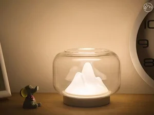 چراغ خواب فانتزی رومیزی اردک مخملی Plush Duck Soothing Night Light Children's Warm