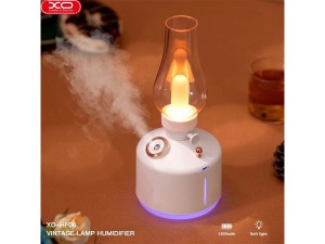 چراغ خواب رومیزی فانتزی طرح چراغ نفتی ایکس او XO HF06 Kerosene Lamp Colorful-styles Atmosphere Night Lamp Humidification Spray