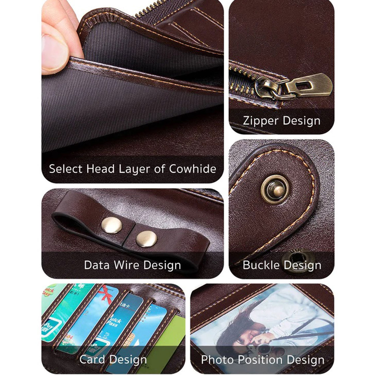 کیف دستی چرمی لوکس مردانه کوتتسی COTECi Luxury Series (Head Layer Of Cowhide) Business Handbag 14056