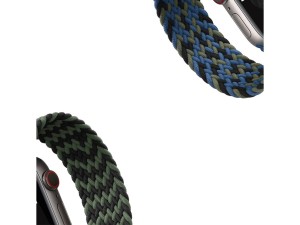 بند اپل‌واچ 42 و 44 میلی‌متری گرین Green Braided Solo Loop Strap for Apple Watch 42/44mm