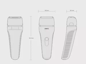 ریش تراش 4 تیغه شیائومی Xiaomi Mijia Smate 4-blade Electric Razor for dry and wet shave ST-W482