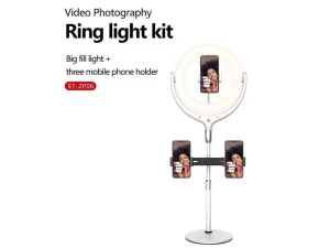 رینگ‌لایت موبایل ارلدام Earldom Selfie Ring licht LED lamp met  ET-ZP06