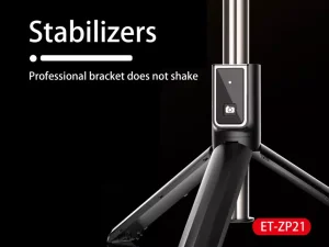 رینگ لایت سه پایه دار ارلدام Earldom Bluetooth Slefie Stick 6 Inch Led Ring Photography Light ET-ZP21