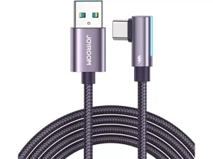 کابل شارژ سریع گیمینگ یو اس بی به تایپ سی 3 آمپر 2 متری جویروم JOYROOM S-AC027A17 Smooth Game Series 3A USB to Type-C Fast Charging Data Cable