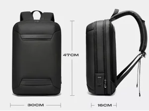 کوله پشتی لپ تاپ 15.6 اینچ و آیپد 12.9 اینچ یو اس بی دار بنج Bange BG-7677 Oxford Backpack With USB Type-C Port