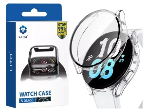 گلس و قاب ساعت هوشمند سامسونگ 44 میلی‌متری سری 5 لیتو Lito SPlus Galaxy Watch 5 44mm cover