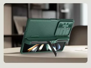 قاب محافظ زد فولد 5 سامسونگ نیلکین Nillkin Samsung Galaxy Z Fold5 CamShield Fold Case Pen holder version