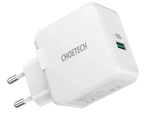 شارژر دیواری فست یو اس بی 22.5 وات چویتک CHOETECH Q5001 5A Fast Charger 22.5W USB A