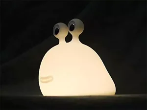 چراغ خواب رومیزی فانتزی شارژی اتاق کودک طرح حلزون MUID Slug Silicone Night Light LED Soft Light y with Sleep Light H-L-14