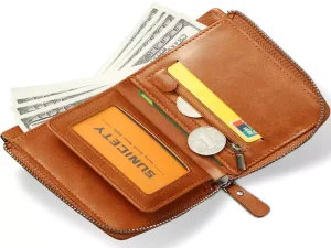 کیف پول و جاکارتی مردانه SUNICETY Cross-border wallet RFID multi-card for men S3033