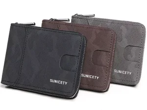 کیف پول و جاکارتی مردانه سانی ستی SUNICETI RFID anti-theft men&#39;s leather wallet S3095