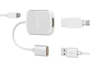 مبدل اچ دی ام آی آیفون و آیپد اوریکو ORICO PE-M2 HDMI Adapter for iPhone &amp; iPad