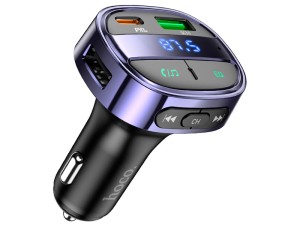 شارژر فندکی با قابلیت پخش موسیقی و امکان برقراری تماس هوکو Hoco Car charger E70