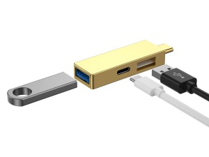 هاب تایپ سی به یو اس بی و تایپ سی ویوو WIWU USB Type-C HUB T02 PRO