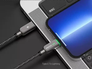 کابل شارژ یو‌اس‌بی به تایپ‌سی هوشمند رسی Recci RS02C USB to Type-C conversion cable