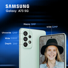 گوشی موبایل سامسونگ مدل  Galaxy A73 5G SM دو سیم کارت ظرفیت 256 گیگابایت و رم 8 گیگابایت - هند