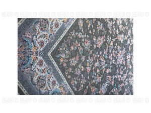 فرش پاتریس طرح افشان سی گل رنگ طوسی 1500 شانه
