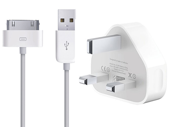 شارژر اصلی آیفون همراه کابل Apple 30-pin to USB Cable