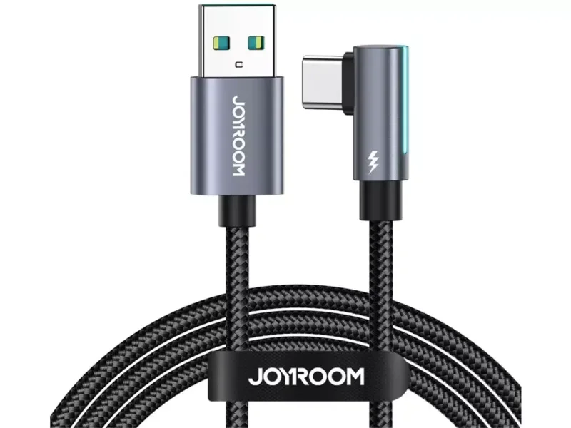 کابل شارژ سریع گیمینگ یو اس بی به تایپ سی 3 آمپر 1.2 متری جویروم JOYROOM S-AC027A17 Smooth Game Series 3A USB to Type-C Fast Charging Data Cable
