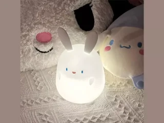 چراغ خواب شارژی رومیزی اتاق کودک Rabbit Little Night Light Cute