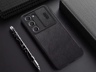کیف محافظ سامسونگ گلکسی اس 23 نیلکین Nillkin Samsung Galaxy S23 Qin Pro leather case