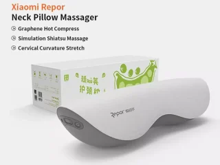 بالش ماساژ چند کاره بی سیم حرارتی شیائومی Xiaomi Repor Smart Neck Massage Pillow RP-r1