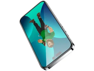گلس آیفون 14 پرو سه بعدی گرین Green iPhone 14 Pro 3D Elegant Glass