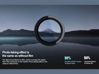 محافظ لنز دوربین سامسونگ زد فولد 5 نیلکین Nillkin Samsung Galaxy Z Fold 5 CLRFilm Camera Tempered Glass