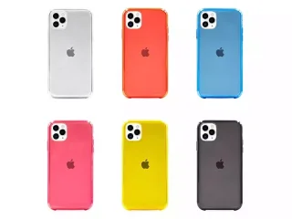 قاب محافظ شفاف رنگی آیفون 11 پرو Color transparent cover model Clear Case suitable for iPhone 11 Pro