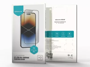 گلس آیفون 15 پرومکس نیلکین Nillkin Apple iPhone 15 Pro max CP+Pro tempered glass