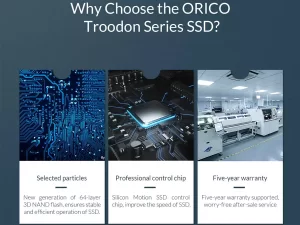 هارد اس اس دی اوریکو ORICO V500 M.2 NVMe SSD 2280 (512GB)