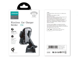 شارژر وایرلس و پایه نگهدارنده موبایل داخل خودرو جویروم Joyroom Wireless car charger holder (dashboard version) JR-ZS241