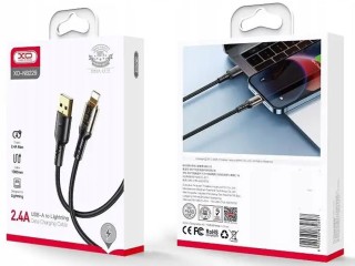 کابل شارژ سریع یو اس بی به لایتنینگ 2.4 آمپر یک متری ایکس او XO USB to Lightning Data Charging Cable NB229