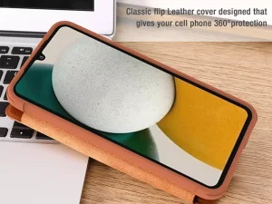 قاب محافظ کلاسوری سامسونگ گلکسی ای 54 نیلکین Nillkin Qin Pro Series Leather case for Samsung Galaxy A54 5G