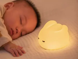 چراغ خواب رومیزی فانتزی قابل شارژ Dream Rabbit Night Light Timing Sleeping Night Light
