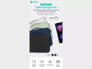 کیف ضدآب موبایل، تبلت، آیپد و لوازم جانبی کوتتسی Coteetci iPad Canvas Storage Bag 61033-GR