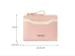 کیف پول زنانه کوچک تائومیک میک TAOMICMIC Y8964 wallet for women, short wallet style zipper bifold
