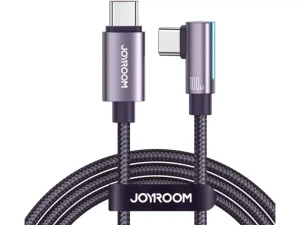 کابل سوپر فست شارژ گیمینگ دو سر تایپ سی 100 وات 1.2 متری جویروم JOYROOM S-CC100A17 100W Type-C to Type-C Fast Charging Data Cable